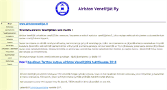 Desktop Screenshot of airistonveneilijat.fi