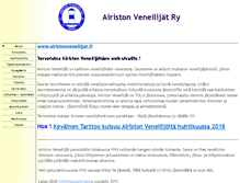 Tablet Screenshot of airistonveneilijat.fi